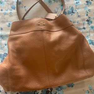 Coach tan bag